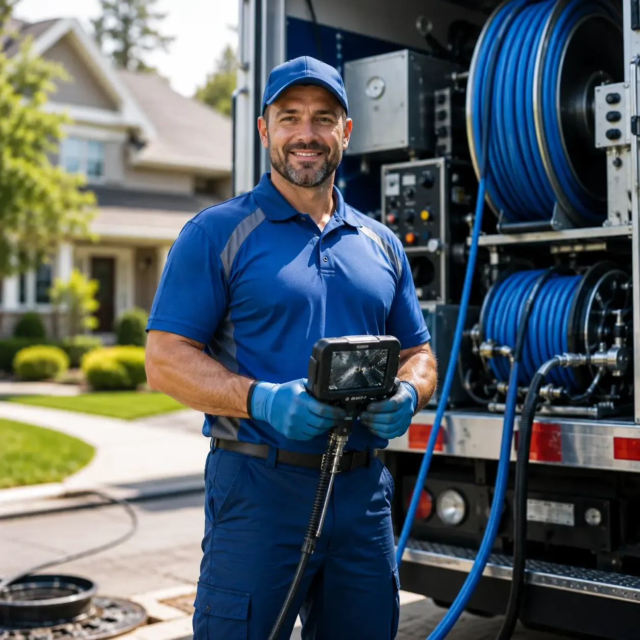 Local outdoor drain cleaning specialists in Tawas City, MI